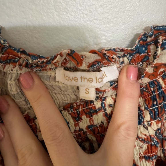 Love The Label Fredrika Smocked Tiered Floral Maxi Dress Ruffle Strap - Picture 5 of 8